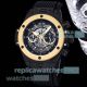 High Replica Hublot Big Bang Unico Chrono Watches Quick-release Strap Gold Case 45mm (3)_th.jpg